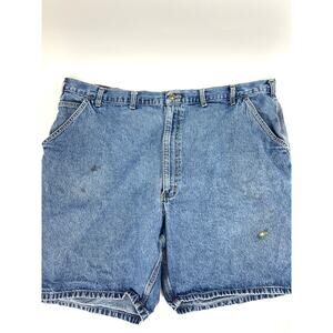 Carhartt Carpenter Jean Shorts Mens Size 50 Hammer Loop B28DPS 8” Inseam #4